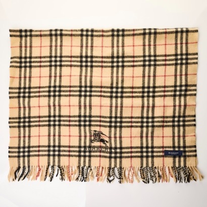 Burberry, 100% Wool Lap Blanket / Throw