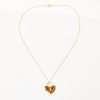 Tiffany & Co, 18ct Yellow Gold Heart Lock Pendant on 40.5cm Chain - 2