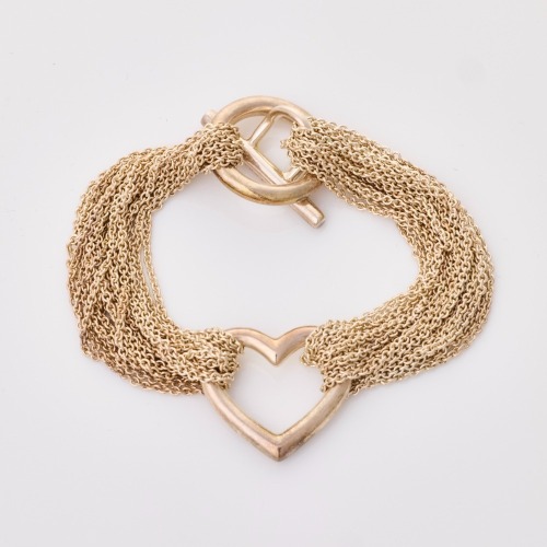 TIffany & Co, Sterling Silver, Multi-strand Chain Bracelet