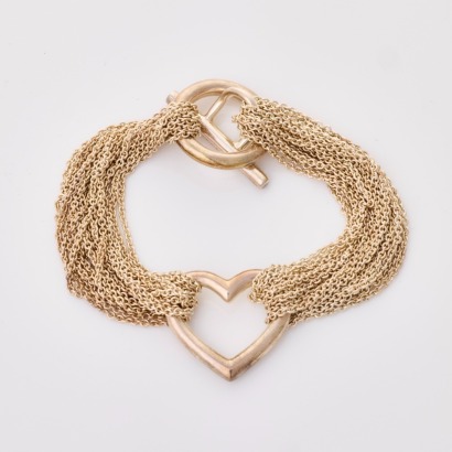 TIffany & Co, Sterling Silver, Multi-strand Chain Bracelet