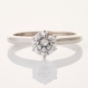 18ct White Gold, 1.00ct Diamond Solitaire Diamond Ring, GIA certified