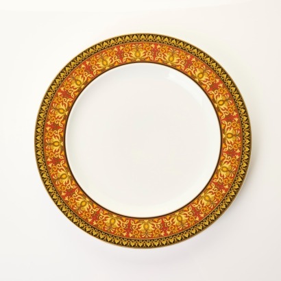 Versace x Rosenthal, Medusa Red, 22cm Salad Plate with Box