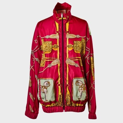 Gucci, Equestrian Nylon Bomber Jacket, Size S