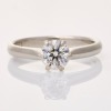 Platinum, Modern, 0.82ct Diamond Solitaire Ring
