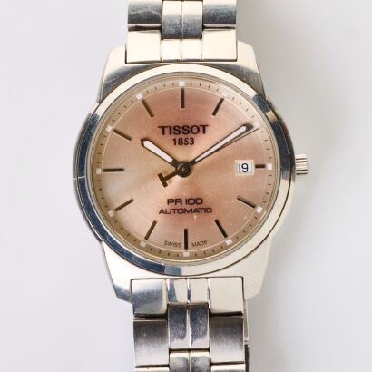 Stainless Steel, Tissot PR100 Automatic Wristwatch, circa 2010's