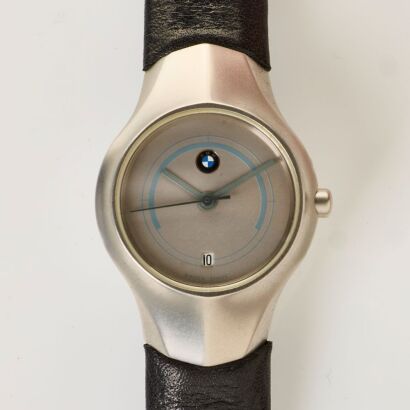 Stainless Steel, BMW, Swiss-made, Ladies Automatic Wristwatch. circa 1990's - 2000's