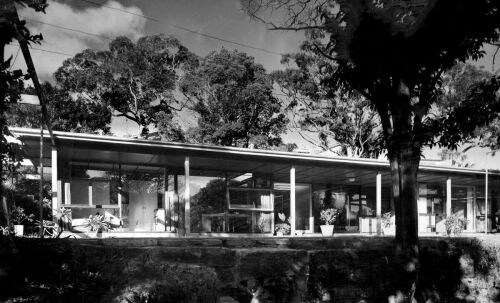 MAX DUPAIN Architect Sydney Ancher's new house at Neutral Bay