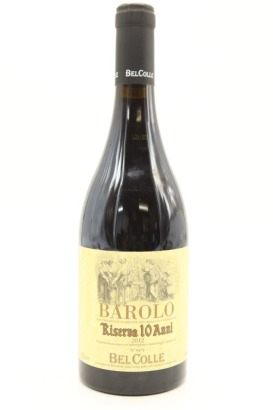 (1) 2012 Bel Colle Riserva 10 Anni Barolo DOCG, Piedmont