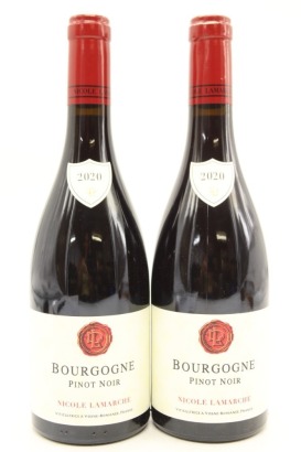 (2) 2020 Nicole Lamarche Bourgogne Pinot Noir, Burgundy