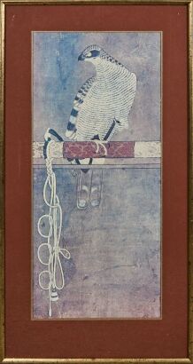 A Chinese Framed Print of Bird of Prey