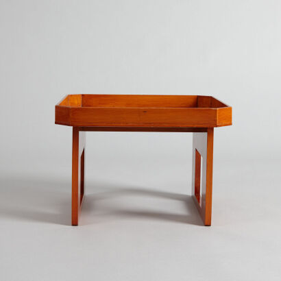 A Group of Three Sets of Japanese Lacquer Tea Tables