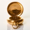 18ct Yellow Gold / Guilloche Enamel, Swiss Fob Watch, Stauffer & Co / IWC - Retailed By Hamilton & Inches Edinburgh, 1904 - 4