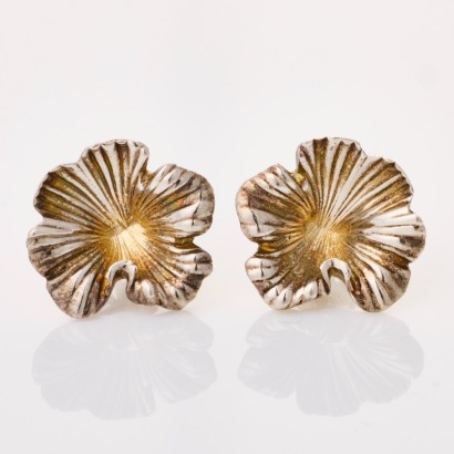 Meadowlark, Sterling Silver, Floral Earrings