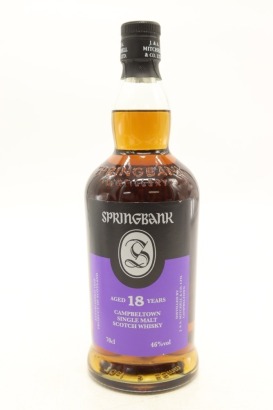 (1) Springbank 18 Year Old 2023 Release Single Malt Scotch Whisky, Campbeltown, 46% ABV