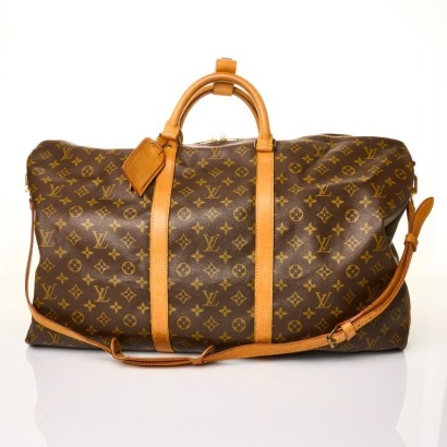 Louis Vuitton, Monogram Keepall 60 Bandouli&egrave;re, Size 60