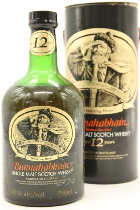 (1) Bunnahabhain 12 Year Old Single Malt Scotch Whisky, 43% ABV, 750ml, Circa. 1970's (GB)