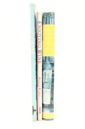 (1) A collection of Wine Books Featuring Sherry and The Wines of Spain By George Rainbird