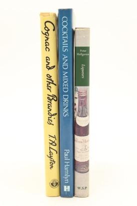 (1) A Collection of Books on Cognac, Brandies, Cocktails, and Liqueurs