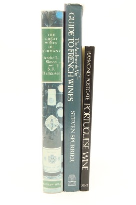 (1) A Collection of Wine Books on Wines of Germany, France, and Portugal