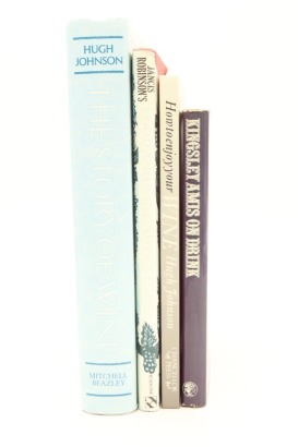 (1) A Collection of Books on Wine Featuring The Story of Wine by Hugh Johnson