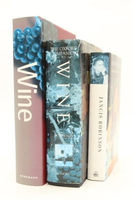 (1) A Collection of The Earlier Editions of Wine Books by Jancis Robinson and Andre Domine