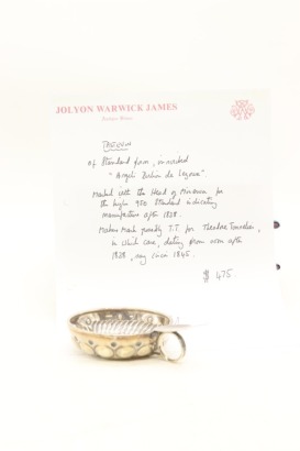 (1) A Pure Silver Tastevin from The 1800's