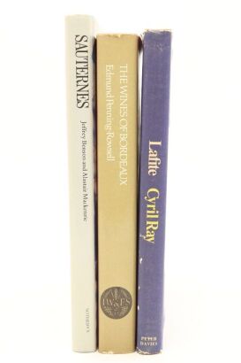 (1) A Collection of Books on Bordeaux Wines Featuring The Story of Lafite 1868-1968 by Cyril Ray