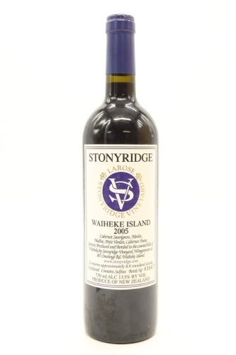 (1) 2005 Stonyridge Vineyard Larose, Waiheke Island