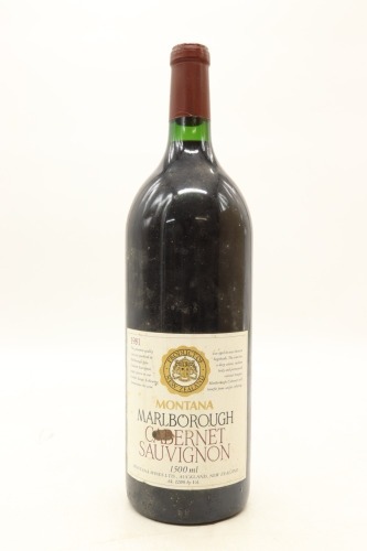 (1) 1981 Montana Cabernet Sauvignon, Marlborough, 1500ml