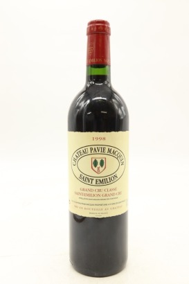 (1) 1998 Chateau Pavie Macquin, Saint-Emilion Grand Cru [RP97]