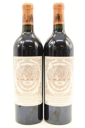 (2) 2002 Chateau Pichon-Longueville au Baron de Pichon-Longueville, Pauillac