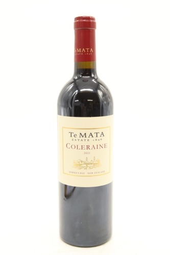 (1) 2021 Te Mata Estate Coleraine, Hawke's Bay