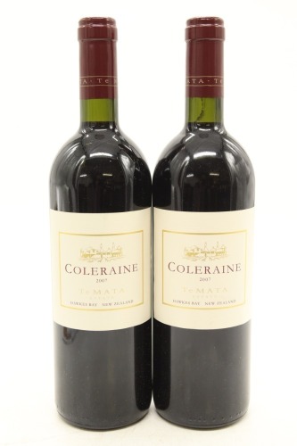 (2) 2007 Te Mata Estate Coleraine, Hawke's Bay