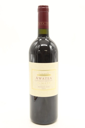 (1) 2005 Te Mata Estate Awatea Cabernets Merlot, Hawke's Bay