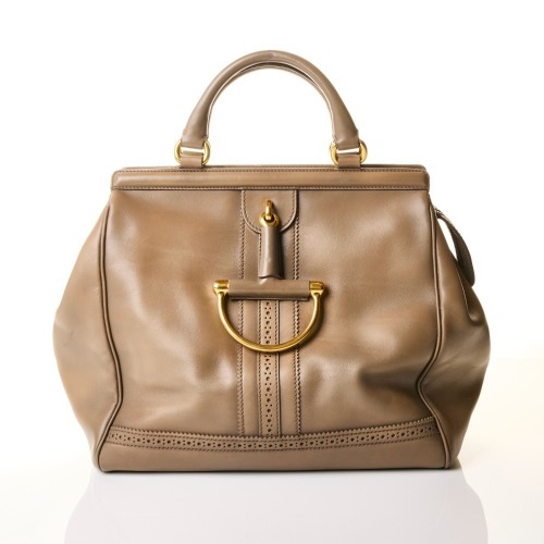 Gucci, Duilio Brogue Top Handle Bag