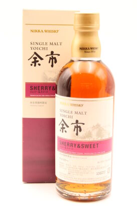 (1) Nikka Yoichi Sherry & Sweet Single Malt Whisky 50cl 55% alc. 余市蒸馏厂“雪莉甜口”单一麦芽威士忌