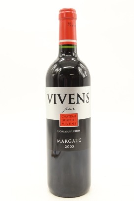 (1) 2005 Chateau Durfort-Vivens, Margaux