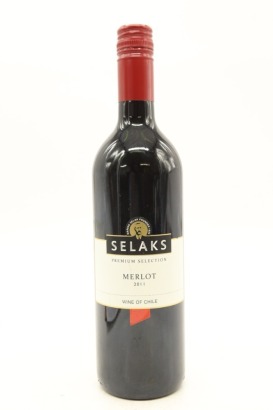 (1) 2011 Selaks Premium Selection Merlot, Chile