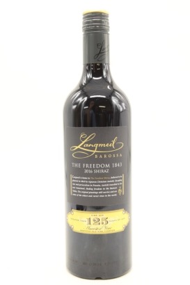 (1) 2016 Langmeil Winery '1843 Freedom' Shiraz, Barossa Valley
