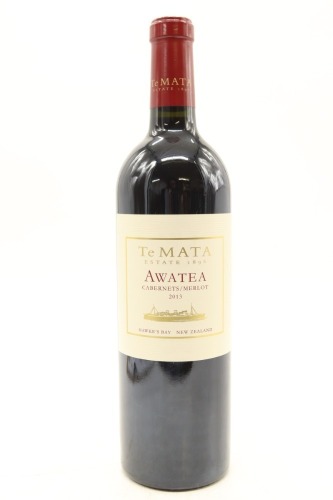 (1) 2013 Te Mata Estate 'Awatea' Cabernets Merlot, Hawke's Bay
