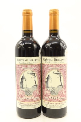 (2) 2012 Chateau Bellevue Bordeaux Superieur