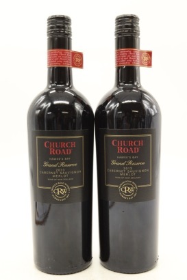 (2) 2013 Church Road Grand Reserve Merlot - Cabernet Sauvignon, Hawke's Bay
