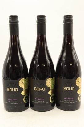 (3) 2012 Soho McQueen Pinot Noir, Central Otago