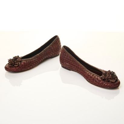Bcbgmaxazria, Chocolate Ballet Flats, Size 38