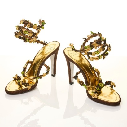 Rene Caovilla, Embellished Heels, SIze 38.5