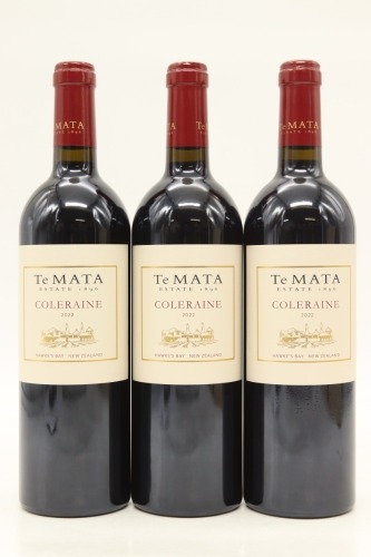 (3) 2022 Te Mata Estate Coleraine, Hawke's Bay