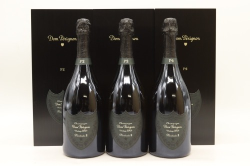 (3) 2004 Dom Perignon P2 Plenitude Brut, Champagne [RP95] (GB)