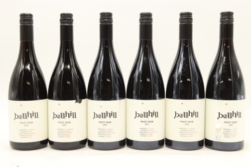 (1) 2004-2009 Bell Hill Pinot Noir Vertical Collection, Canterbury, 6 Bottles Sold as One Lot (TOL)