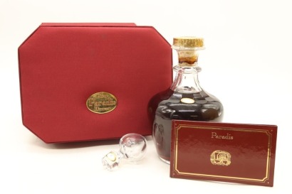 (1) Hennessy Paradis Baccarat Crystal Decanter Rare Cognac, Circa. 1980's (GB)