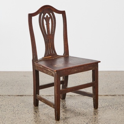 A 19th Century Carved Oak Chair